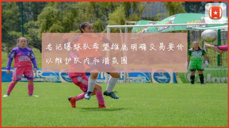 名记曝球队希望雄鹿明确交易要价以维护队内和谐氛围